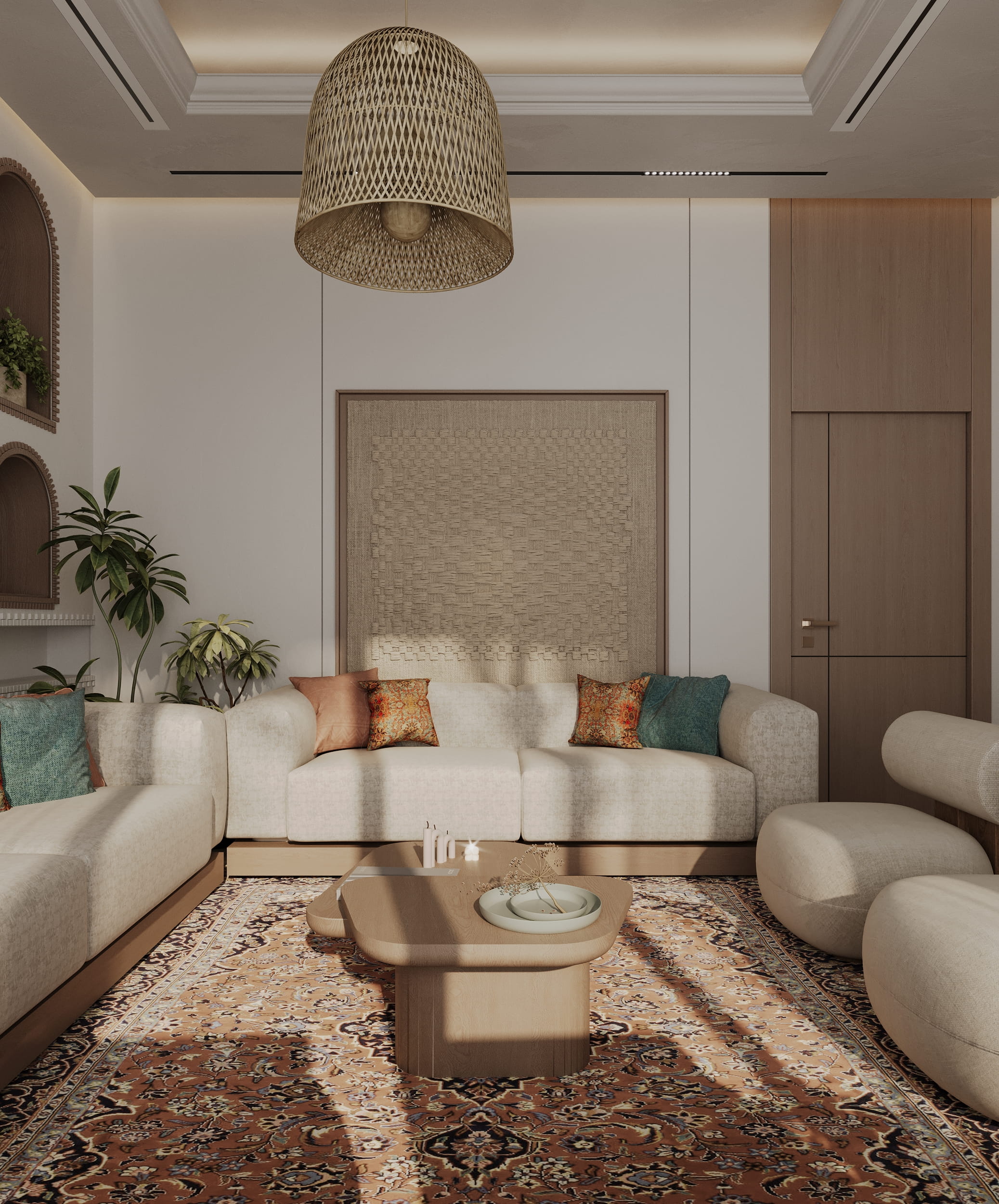 تصميم داخلي مشرق بلمسات من الزجاج والمرايا – الخبر – 2025