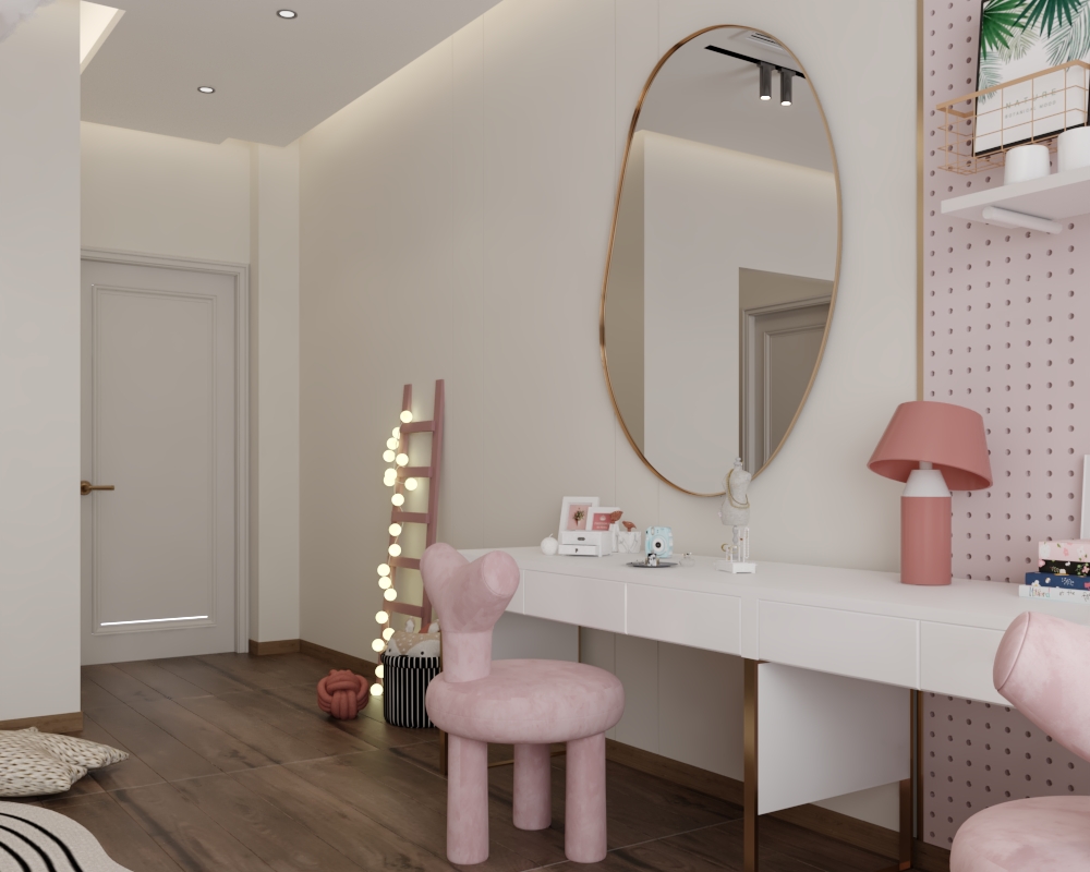 تصميم داخلي لفيلا مستوحاة من الفخامة الكلاسيكية – 2024
