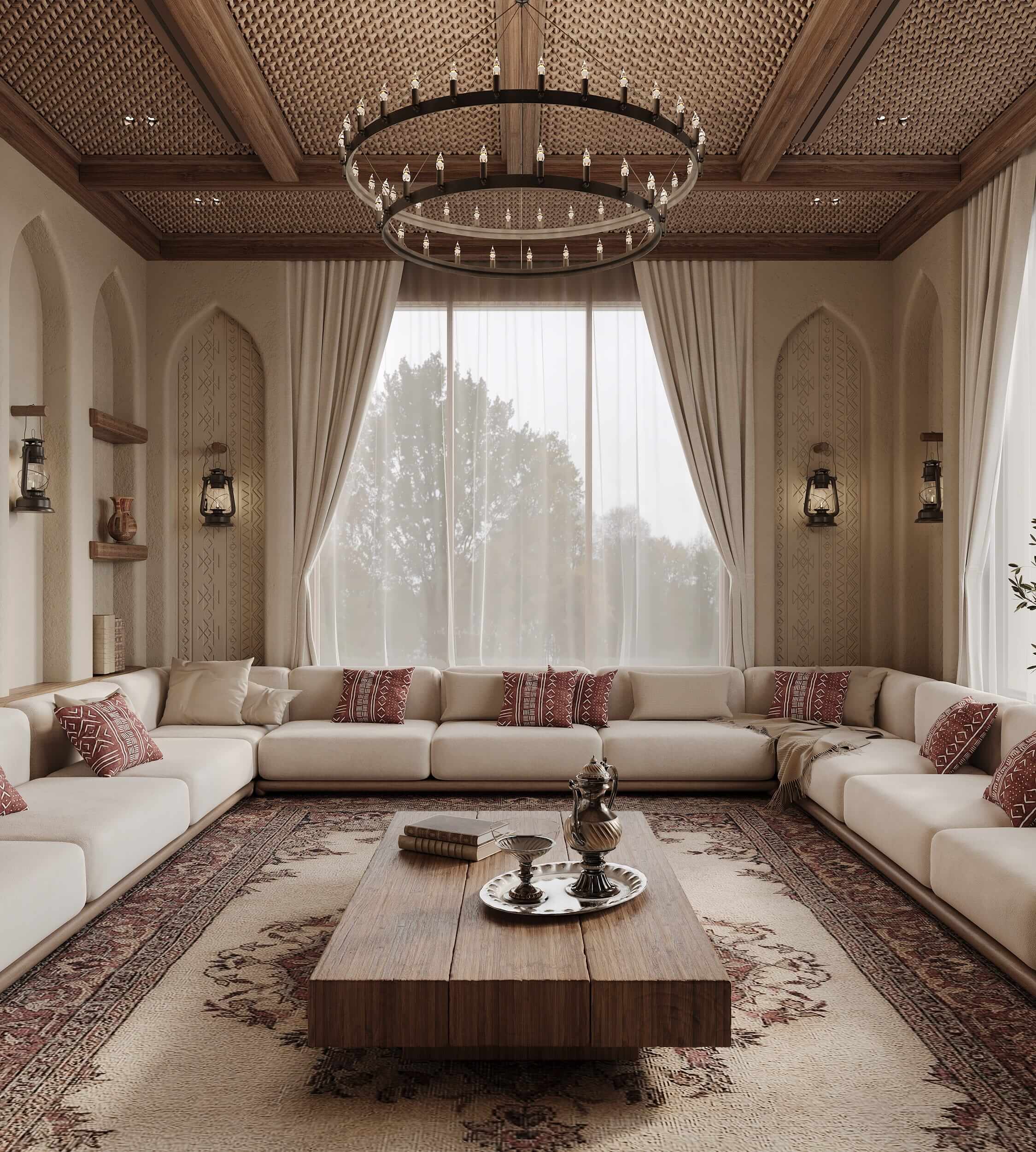 تصميم داخلي مشرق بلمسات من الزجاج والمرايا – الخبر – 2025