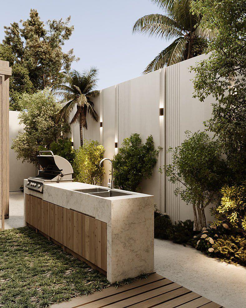 تصميم مساحات خضراء مفتوحة لفيلا سكنية – الخبر – 2025
