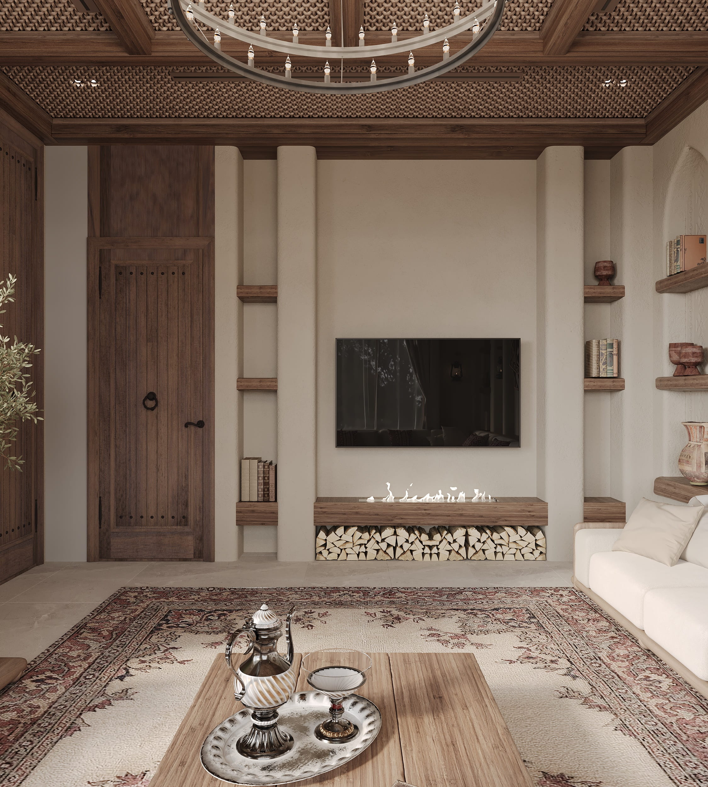 تصميم داخلي مشرق بلمسات من الزجاج والمرايا – الخبر – 2025