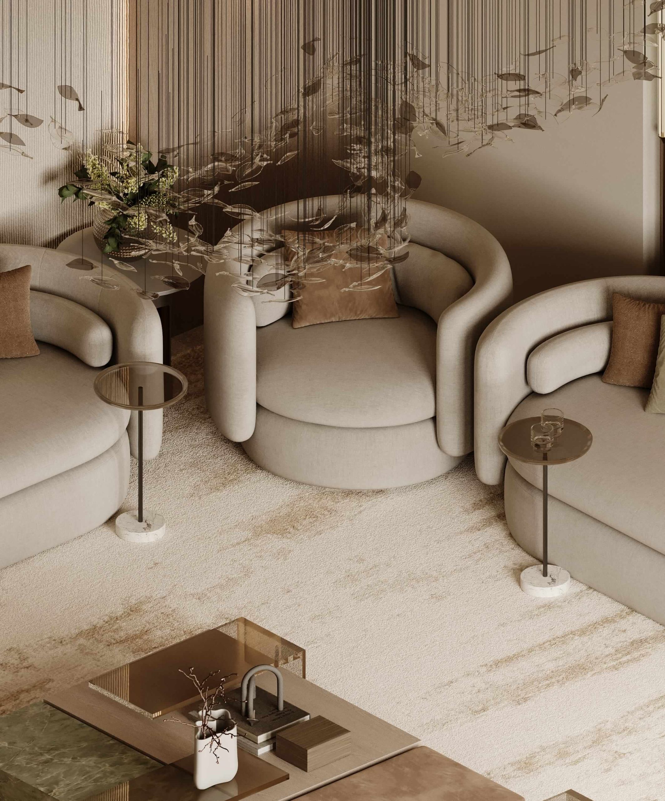 تصميم داخلي مشرق بلمسات من الزجاج والمرايا – الخبر – 2025