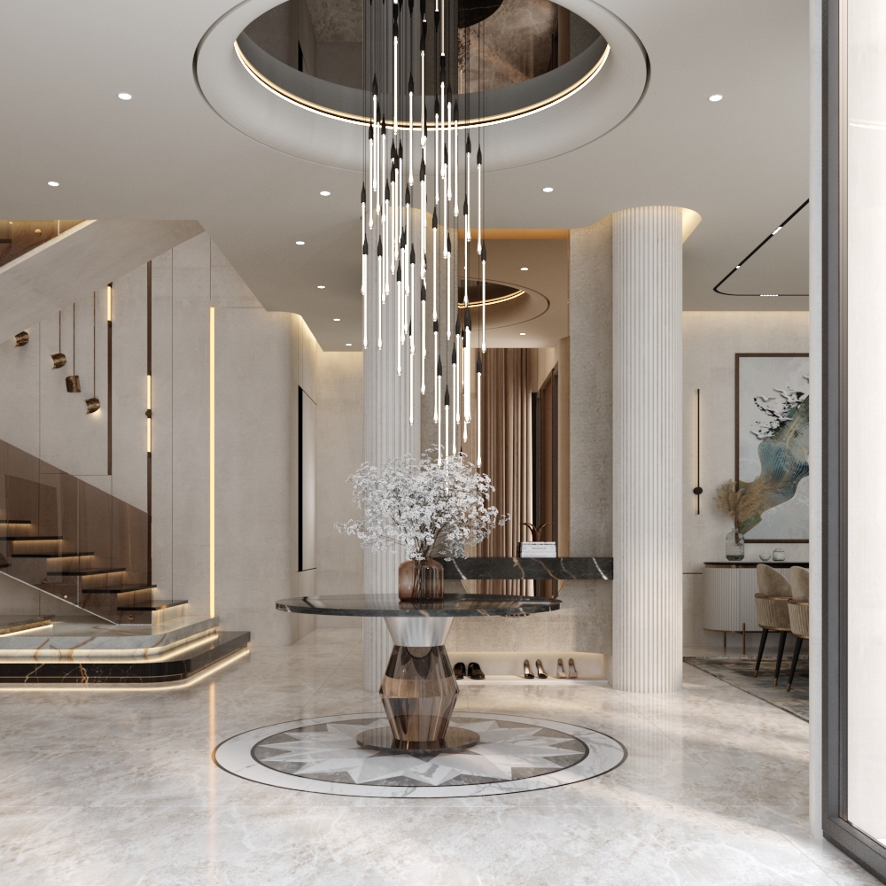 تصميم داخلي لمنزل فاخر يجمع بين الأصالة والحداثة – الأحساء – 2024