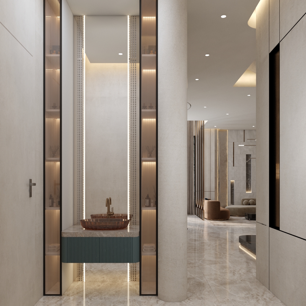 تصميم داخلي لمنزل فاخر يجمع بين الأصالة والحداثة – الأحساء – 2024