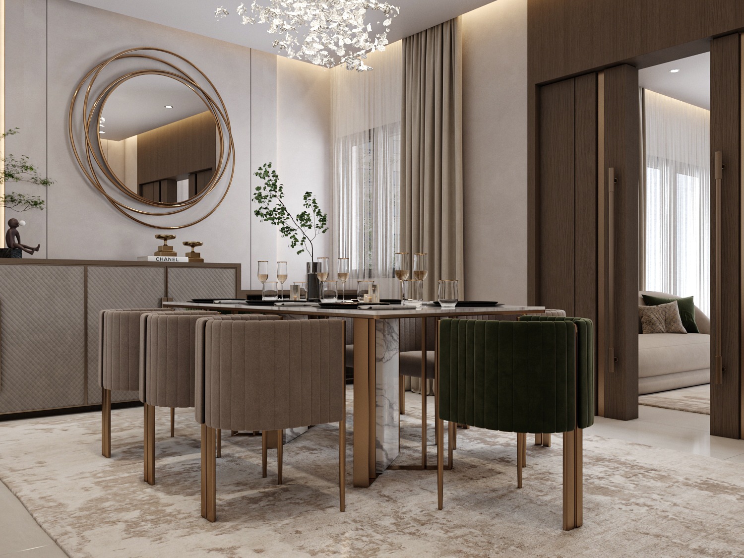 تصميم داخلي لفيلا تجمع بين الأناقة والراحة – 2025