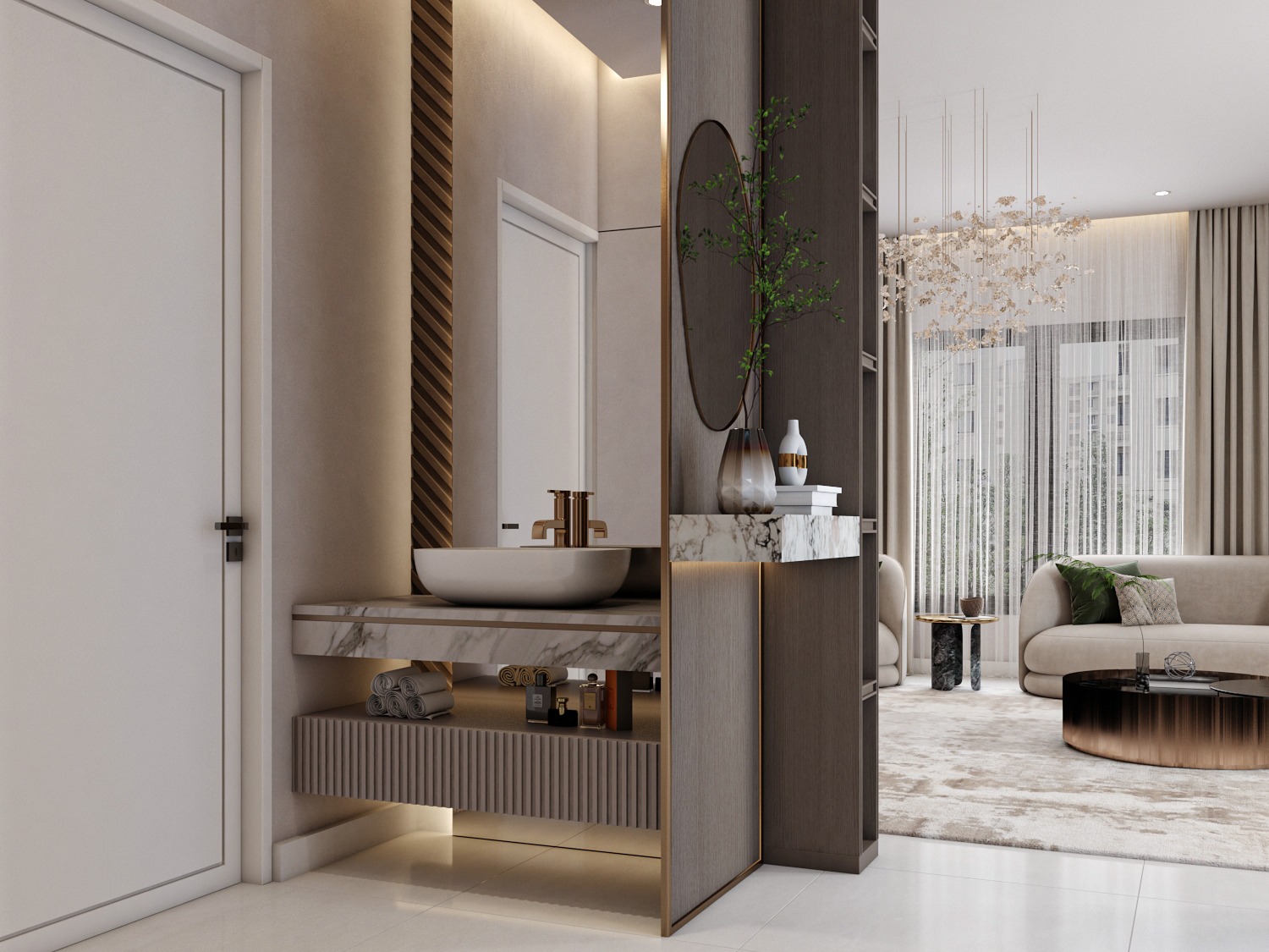 تصميم داخلي لفيلا تجمع بين الأناقة والراحة – 2025