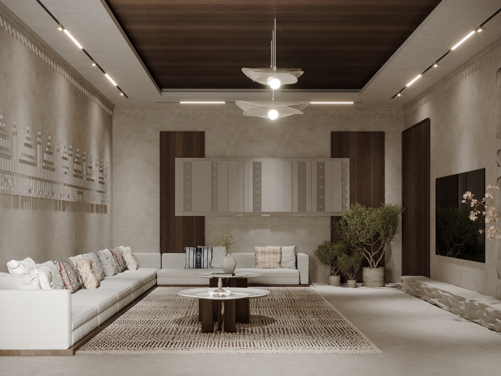 تصميم داخلي لمنزل سكني بطابع معاصر – الدمام – 2023