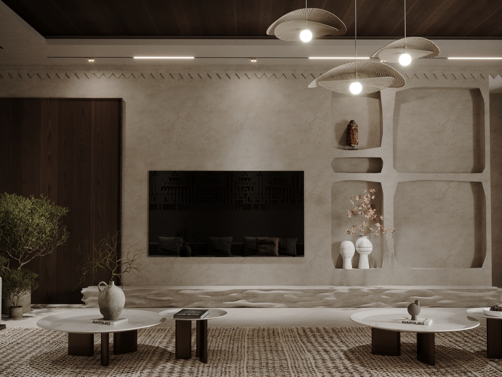 تصميم داخلي لمنزل سكني بطابع معاصر – الدمام – 2023