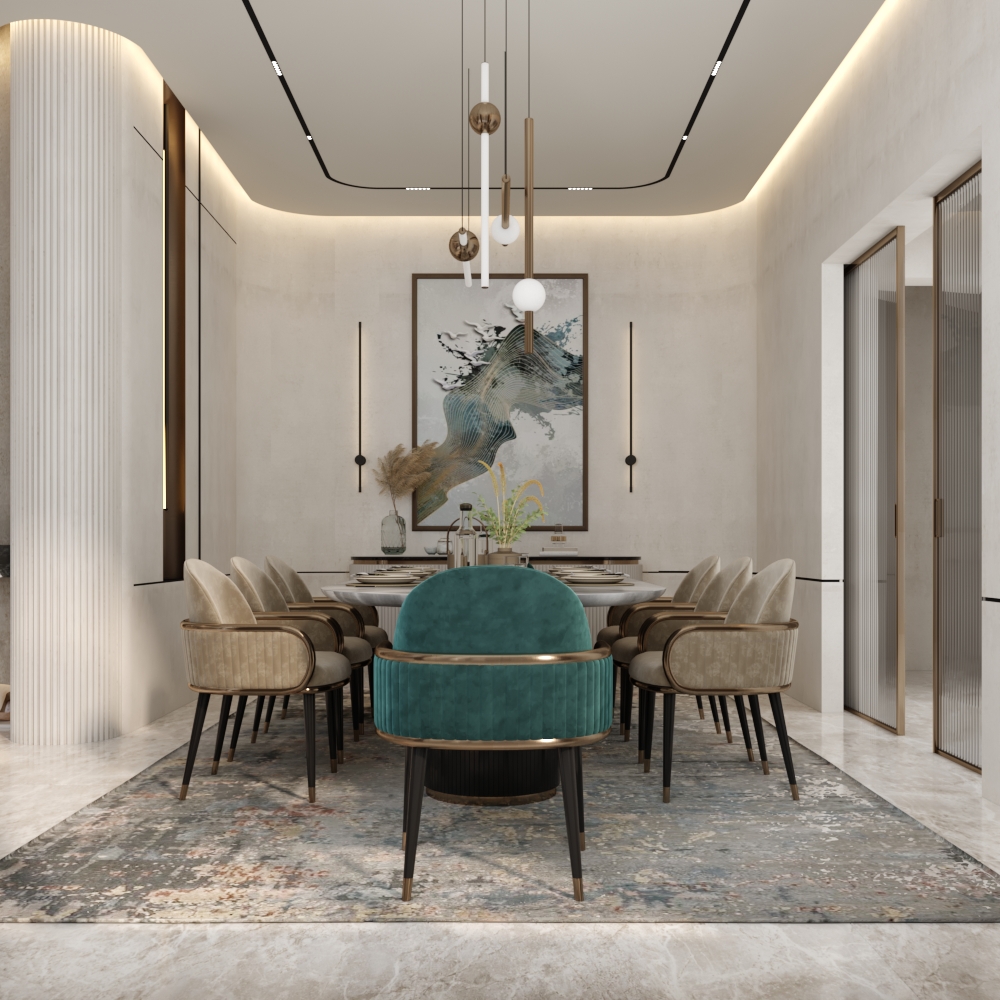 تصميم داخلي لمنزل فاخر يجمع بين الأصالة والحداثة – الأحساء – 2024