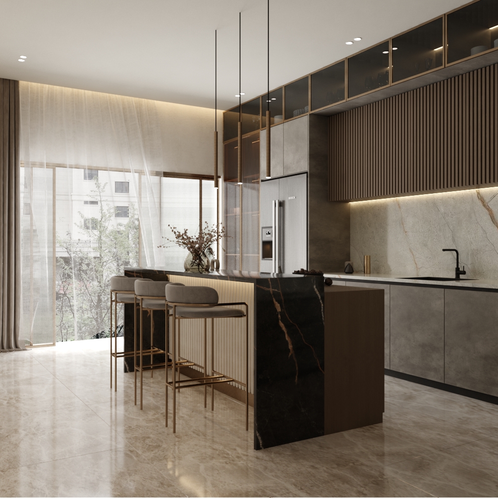 تصميم داخلي لمنزل فاخر يجمع بين الأصالة والحداثة – الأحساء – 2024