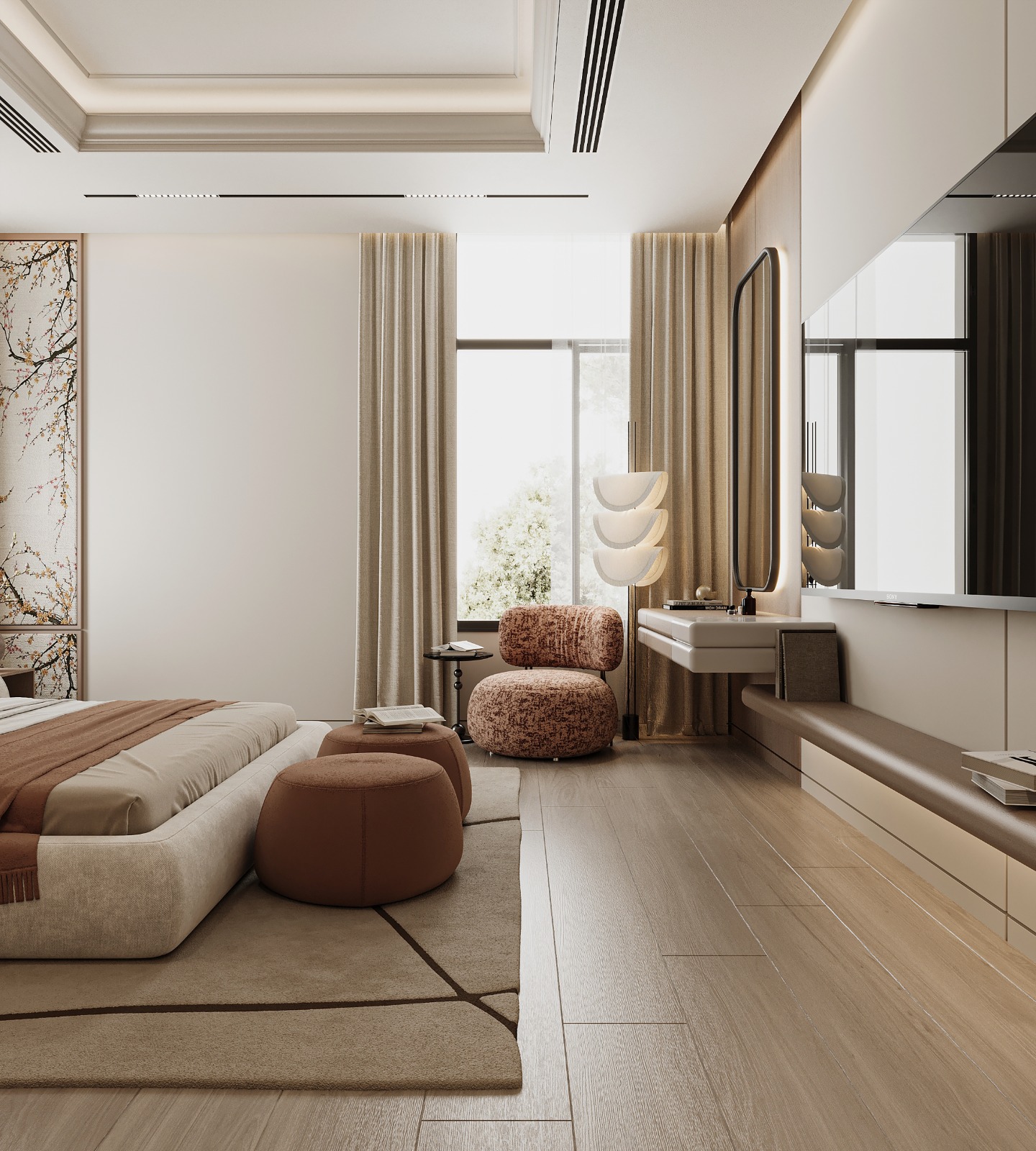 تصميم داخلي مشرق بلمسات من الزجاج والمرايا – الخبر – 2025