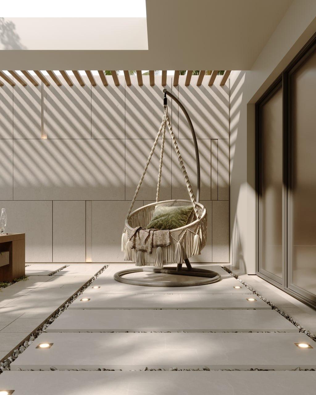تصميم مساحات خضراء مفتوحة لفيلا سكنية – الخبر – 2025