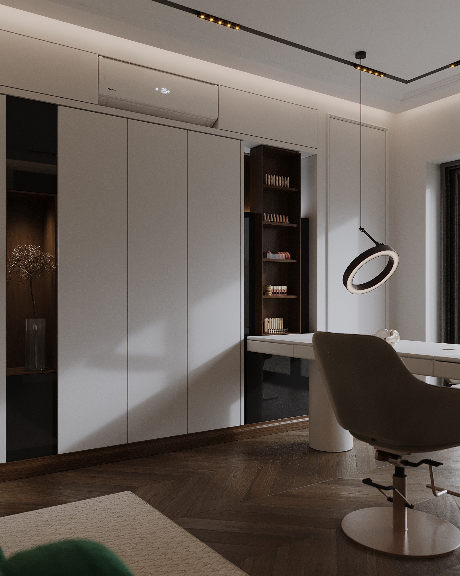 تصميم داخلي سكني عصري بلمسات خشبية دافئة – 2024